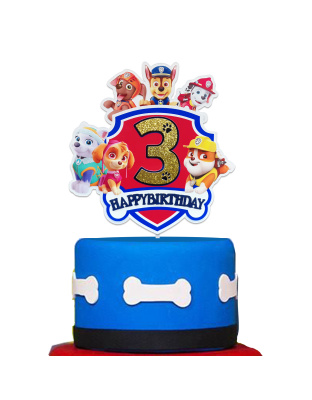 Paw Patrol Themed 3rd Birthday Party: Cute Puppy Team Accompanies You to Start a Joyful New Year of Growth