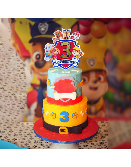 Paw Patrol Themed 3rd Birthday Party: Cute Puppy Team Accompanies You to Start a Joyful New Year of Growth