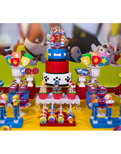 Paw Patrol Themed 3rd Birthday Party: Cute Puppy Team Accompanies You to Start a Joyful New Year of Growth