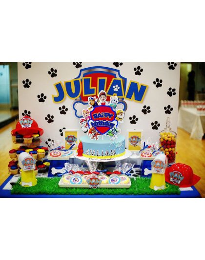 paw Patrol Cake Toppers Puppy-themed Birthday Party Supplies Cartoon Paw Cake Topper Dog Cake Decorations for Children 2nd 3rd 4th 5th Birthday Party