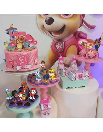 Dog Cupcake Toppers,paw cupcake toppers,paw patrol cupcake picks,puppy cupcake decorations 36pcs